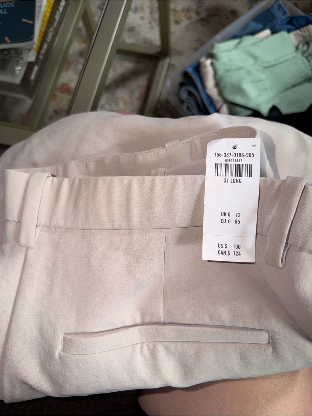 Abercrombie & Fitch Women's Tailored Straight Pant (NWT) - Picture 3 of 3